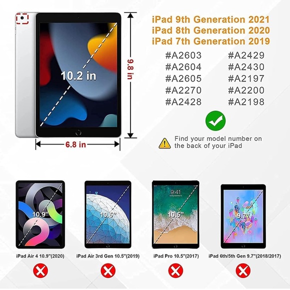 iPad 9th/8th7th Generation Case 10.2 Inch - Picture 7 of 10